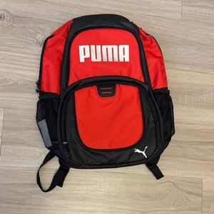 PUMA Bold Red and Black Backpack